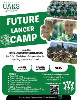 TO Lancer Cheer Camp